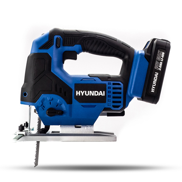 Hyundai HY2182 20V Cordless Jigsaw with 2.0Ah Battery & Charger