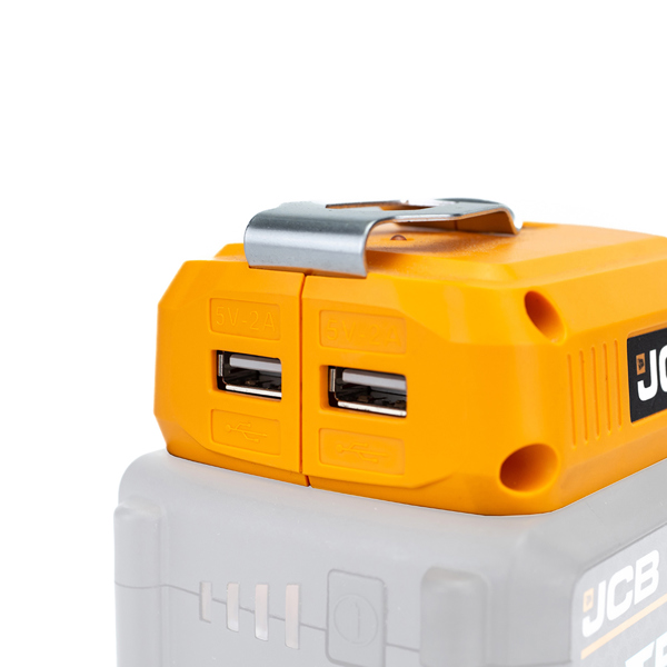 JCB 18V USB Power Adaptor & LED Torch (Bare)