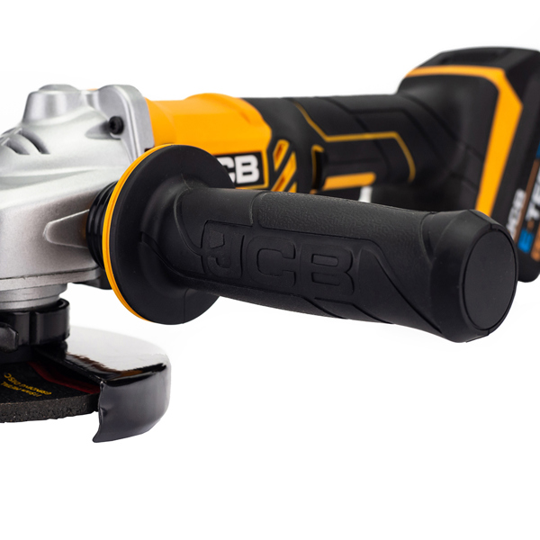 JCB 18V Cordless Angle Grinder with 2.0Ah Battery & Charger