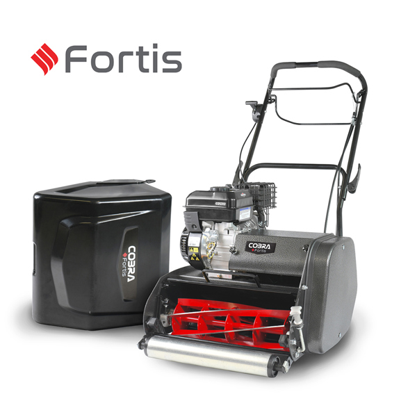 Cobra Fortis 17B 43cm Petrol Cylinder Lawn Mower (Self Propelled)