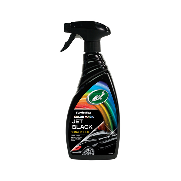 Turtle Wax Color Magic Jet Black Spray Polish (500ml)