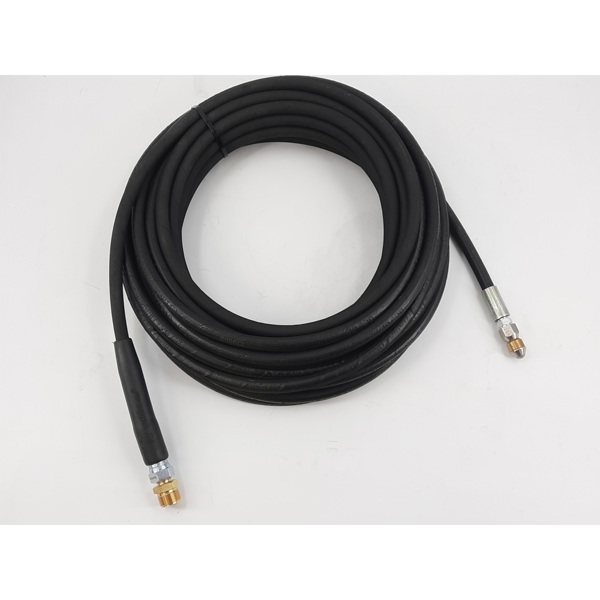 20m High Pressure Industrial Drain Pipe & Sewer  Cleaning Hose & Spinning Nozzle Jet M22M - Fits V3 & V5