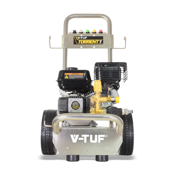 V-TUF TORRENT 1 Industrial 7HP Petrol Pressure Washer - 2755psi, 190 Bar, 13L/min +19