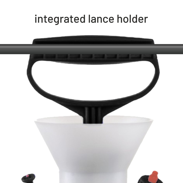 V-TUF 10L PROFESSIONAL MULTI CHEMICAL RESISTANT SPRAYER - VITON SEALS - TELESCOPIC LANCE & SPRAY HOOD