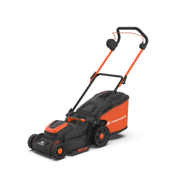 Yard Force LM C40B 40cm 40V Cordless Lawn Mower with Batteries & Charger (Hand Propelled)