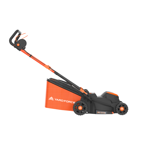 Yard Force LM C34B 34cm 40V Cordless Lawn Mower with Batteries & Charger (Hand Propelled)