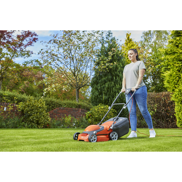 Flymo EasiStore 380R 38cm Electric Lawn Mower (Hand Propelled)