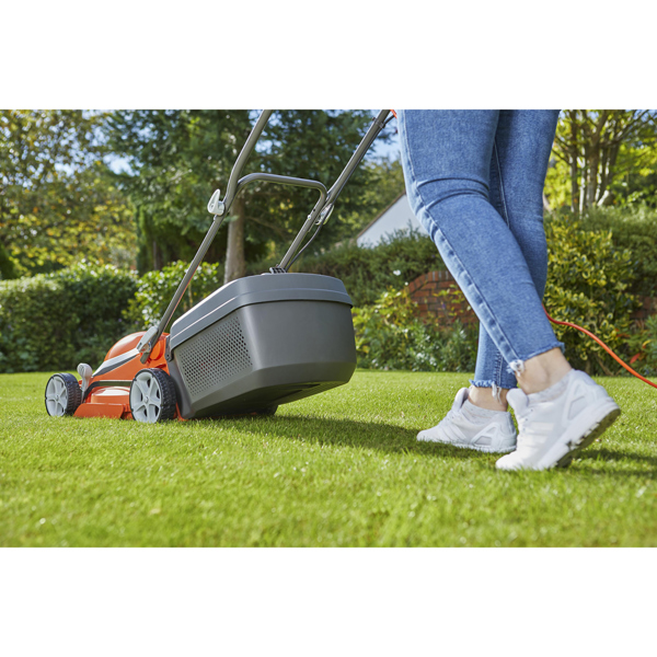 Flymo EasiStore 380R 38cm Electric Lawn Mower (Hand Propelled)