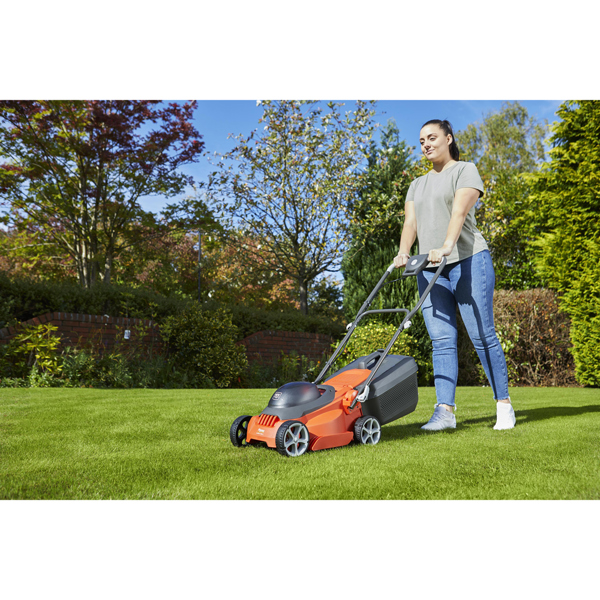 Flymo EasiStore 300R Li 30cm 40V Cordless Lawn Mower with Batteries & Charger (Hand Propelled)