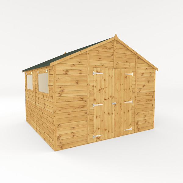 Mercia Premium Shiplap Apex Wooden Workshop 10 x 10