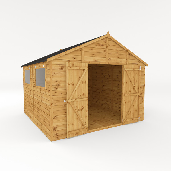 Mercia Premium Shiplap Apex Wooden Workshop 10 x 10