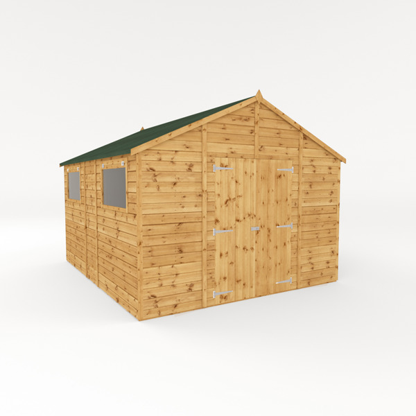 Mercia Premium Shiplap Apex Wooden Workshop 12 x 10