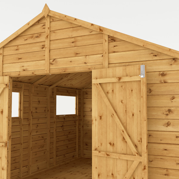 Mercia Premium Shiplap Apex Wooden Workshop 12 x 10