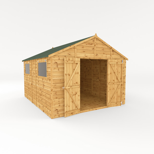 Mercia Premium Shiplap Apex Wooden Workshop 12 x 10