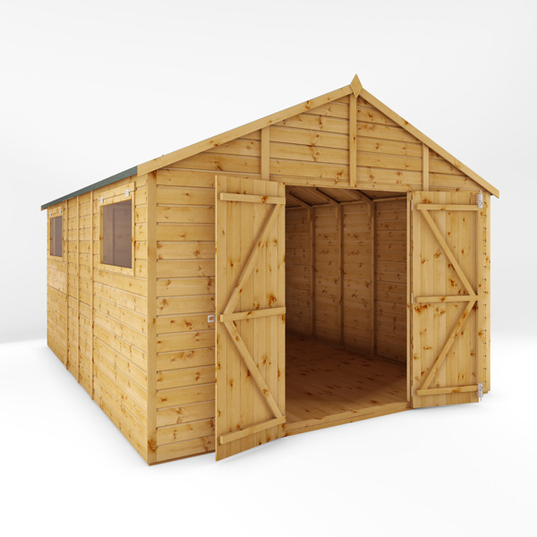 Mercia Premium Shiplap Apex Wooden Workshop 14 x 10