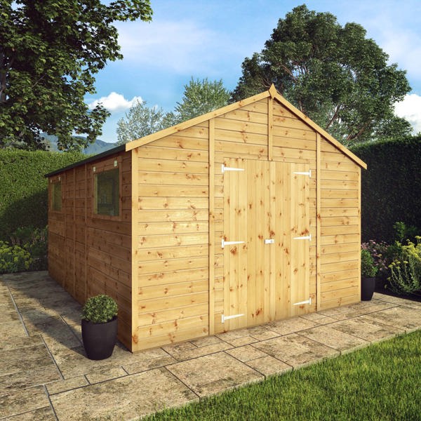 Mercia Premium Shiplap Apex Wooden Workshop 14 x 10