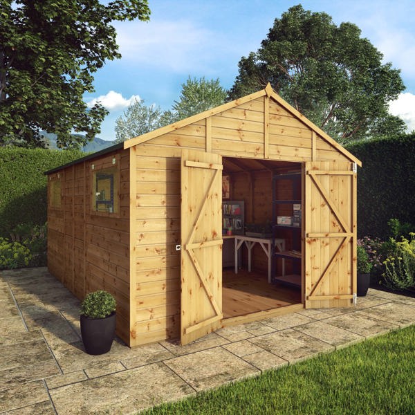 Mercia Premium Shiplap Apex Wooden Workshop 14 x 10