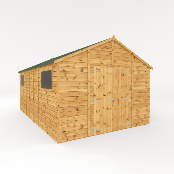 Mercia Premium Shiplap Apex Wooden Workshop 16 x 10