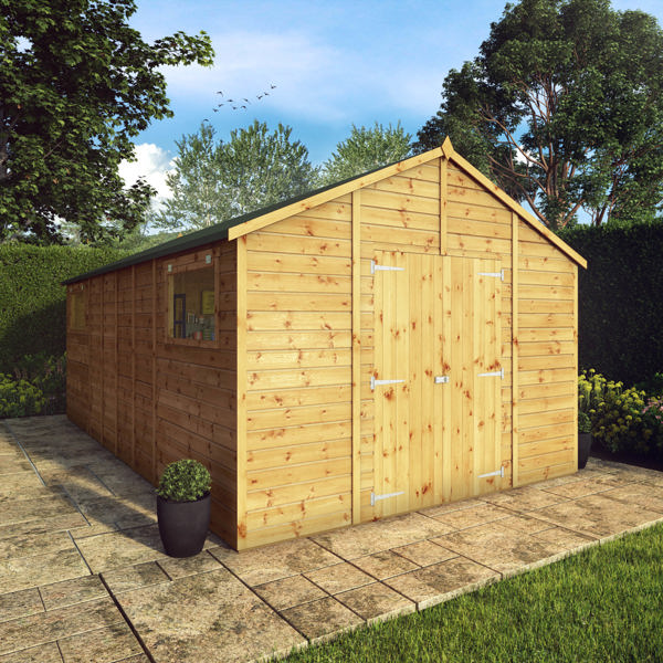 Mercia Premium Shiplap Apex Wooden Workshop 18 x 10