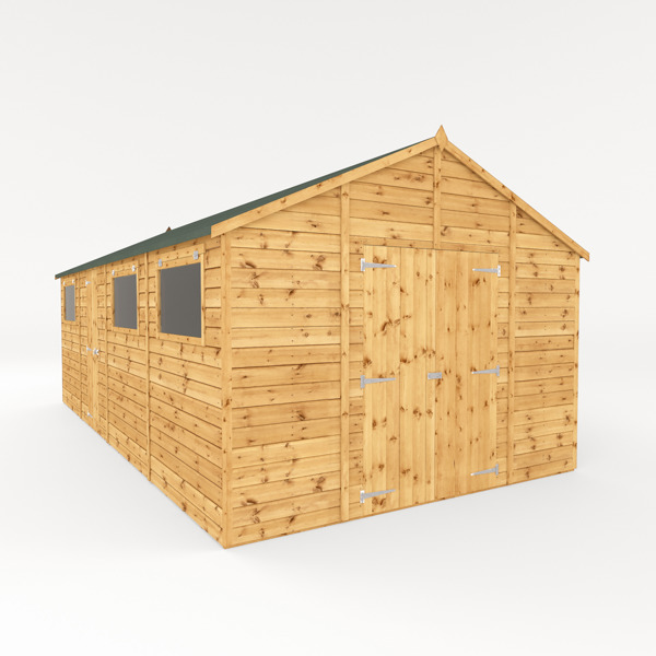 Mercia Premium Shiplap Apex Wooden Workshop 20 x 10