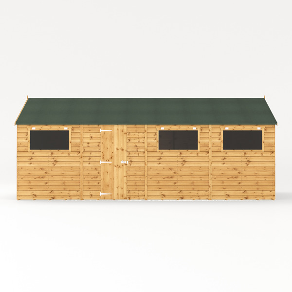 Mercia Premium Shiplap Apex Wooden Workshop 20 x 10