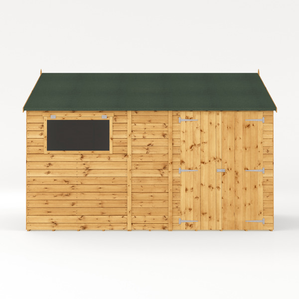 Mercia Premium Shiplap Reverse Apex Wooden Workshop 12 x 10