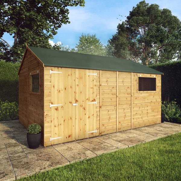 Mercia Premium Shiplap Reverse Apex Wooden Workshop 14 x 10