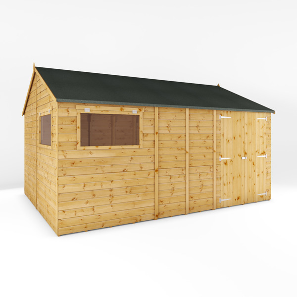 Mercia Premium Shiplap Reverse Apex Wooden Workshop 14 x 10