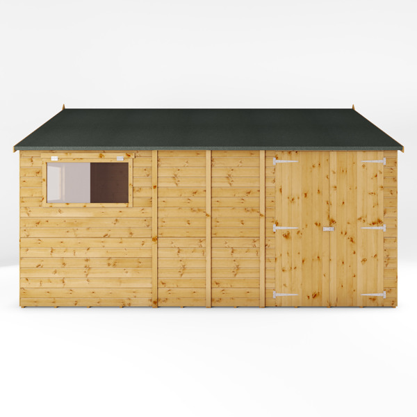 Mercia Premium Shiplap Reverse Apex Wooden Workshop 14 x 10