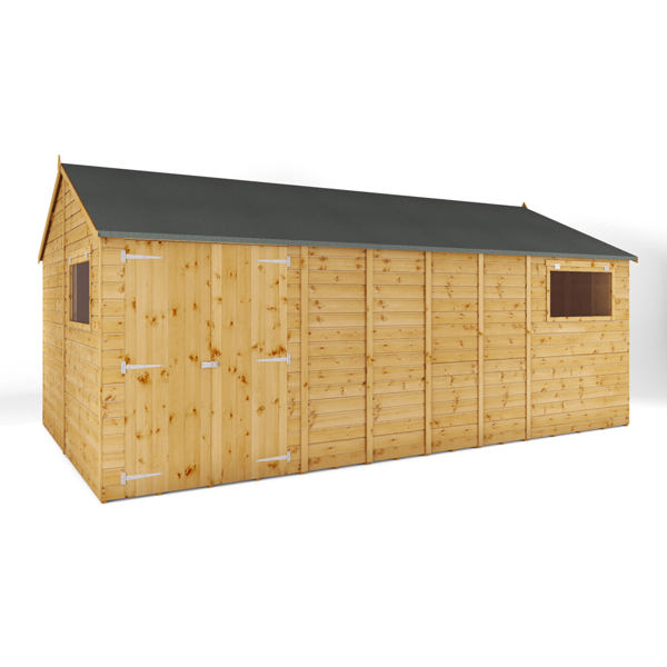 Mercia Premium Shiplap Reverse Apex Wooden Workshop 18 x 10