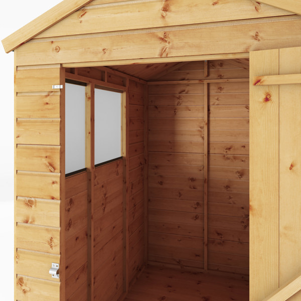 Mercia Shiplap Apex Wooden Shed 6 x 4