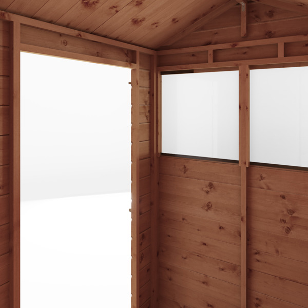 Mercia Shiplap Apex Wooden Shed 6 x 4