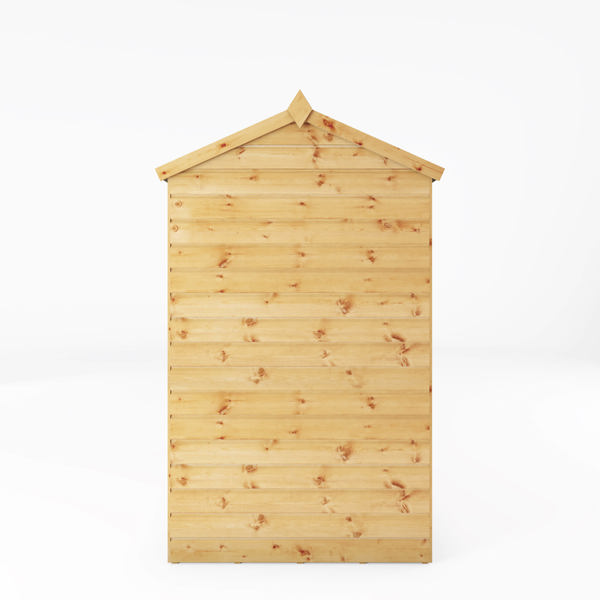 Mercia Shiplap Apex Wooden Shed 6 x 4 - Windowless