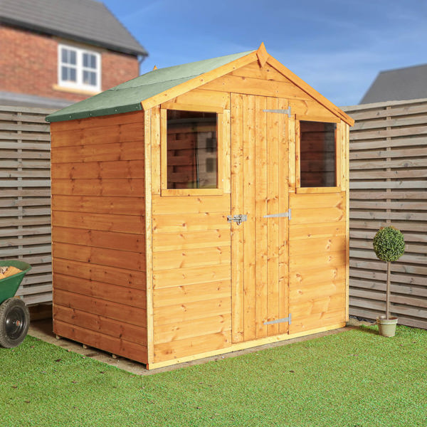 Mercia Shiplap Apex Wooden Shed 4 x 6