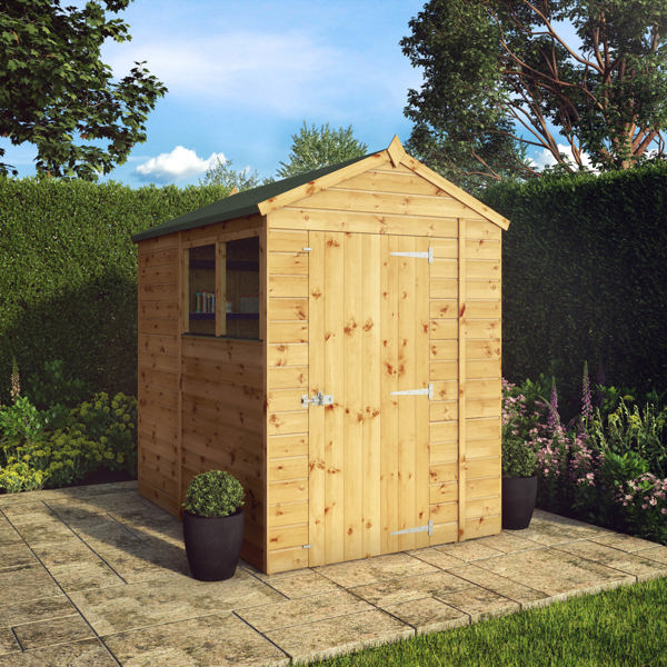 Mercia Shiplap Apex Wooden Shed 7 x 5