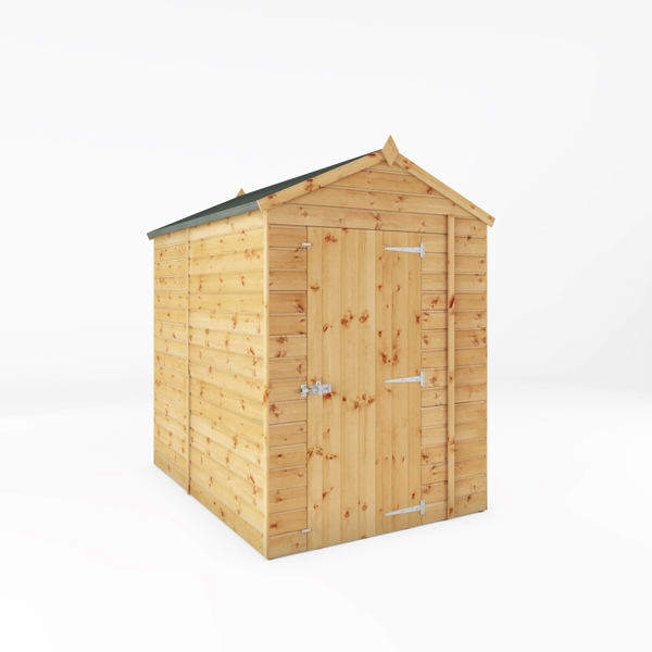 Mercia Shiplap Apex Wooden Shed 7 x 5 - Windowless