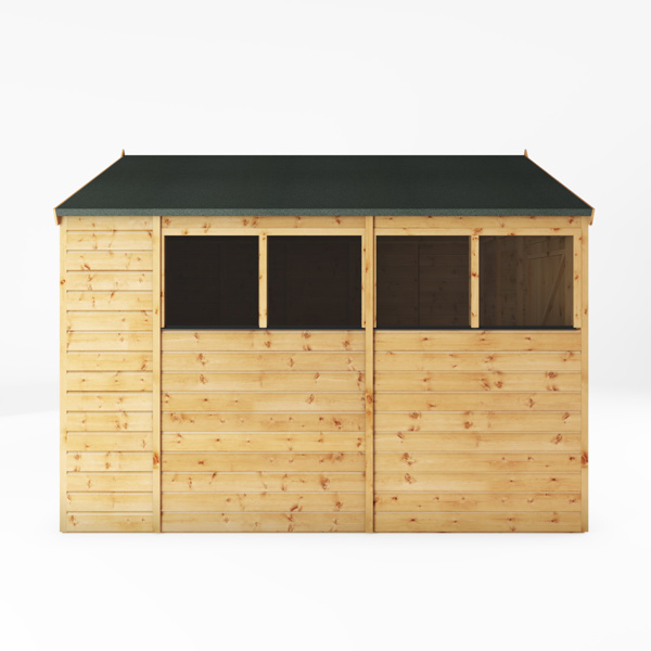 Mercia Shiplap Apex Wooden Shed 10 x 8