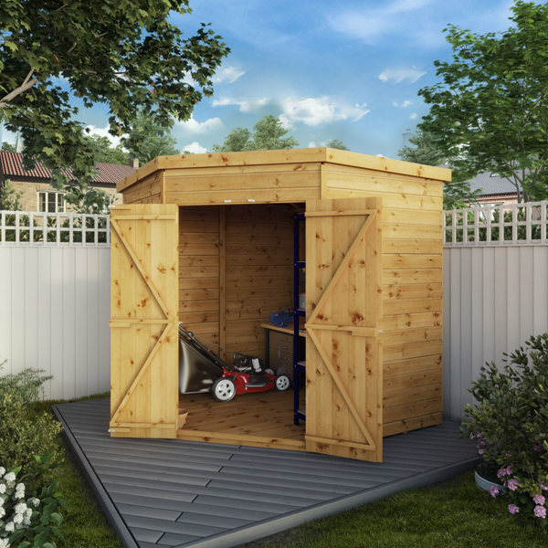 Mercia Shiplap Wooden Corner Shed 7 x 7