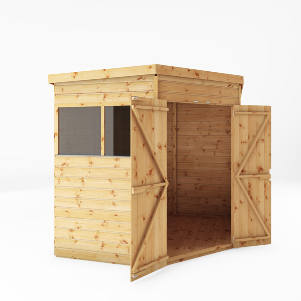 Mercia Shiplap Wooden Corner Shed 7 x 7