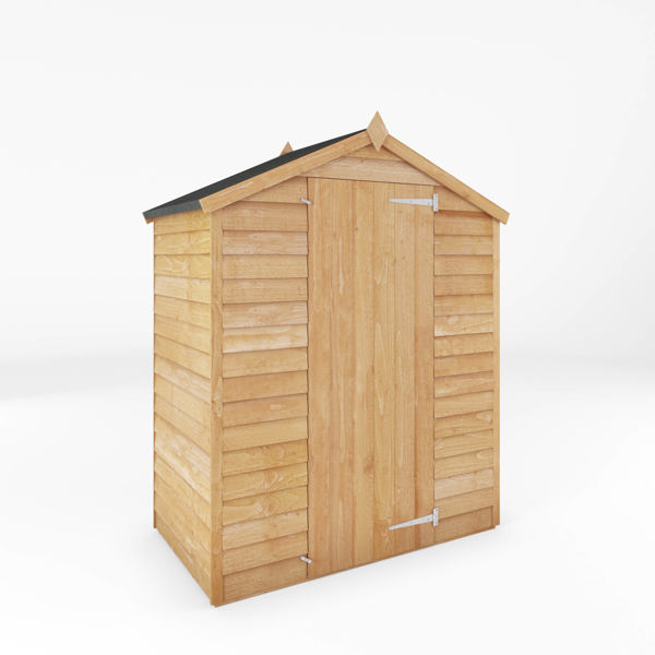 Mercia Overlap Apex Wooden Shed 3 x 5 - Windowless