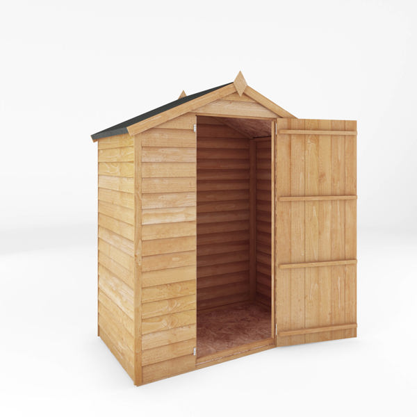 Mercia Overlap Apex Wooden Shed 3 x 5 - Windowless