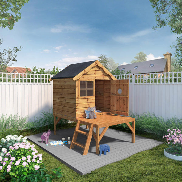 Mercia Snug Tower Wooden Playhouse