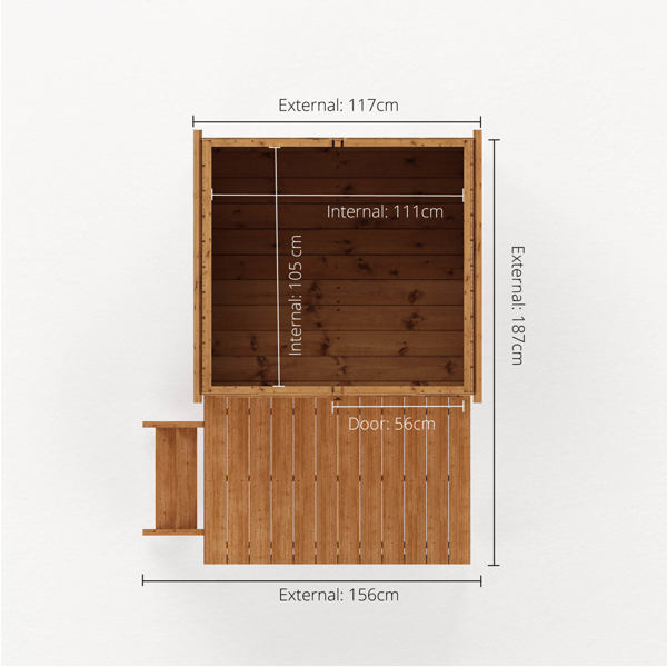 Mercia Snug Tower Wooden Playhouse