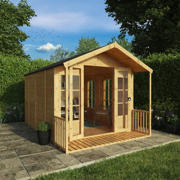 Mercia Premium Wessex Wooden Summerhouse 12 x 8