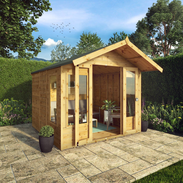 Mercia Premium Sussex Wooden Summerhouse 8 x 8