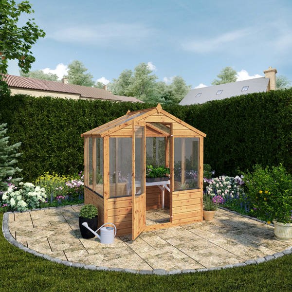 Mercia Traditional Wooden Greenhouse 4 x 6