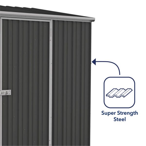 Absco Premier Metal Shed 7 x 10 (Monument)