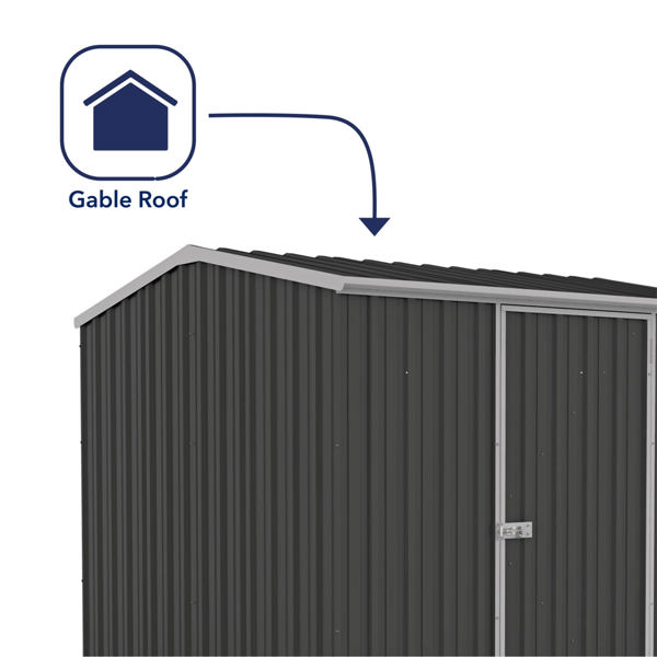 Absco Premier Metal Shed 7 x 10 (Monument)