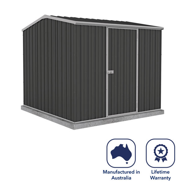 Absco Premier Metal Shed 7 x 10 (Monument)