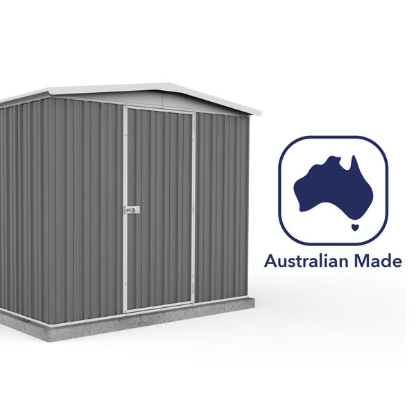 Absco Regent Metal Shed 7 x 7 (Woodland Grey)